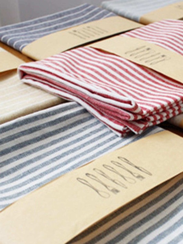 1pc Striped Print Placemat