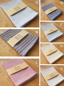 1pc Striped Print Placemat