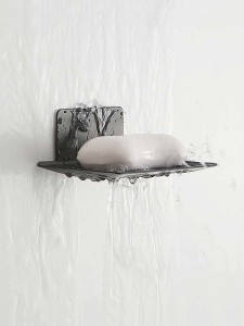 1pc Wall Mounted Random Color Soap Dish Holder