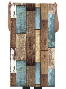 1roll Striped Plank Pattern Wallpaper