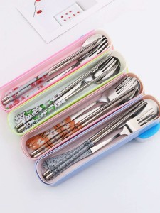 1set Random Color Cutlery Set