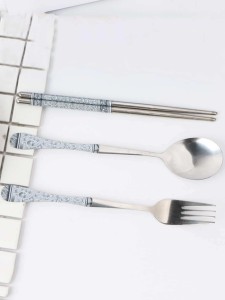 1set Random Color Cutlery Set