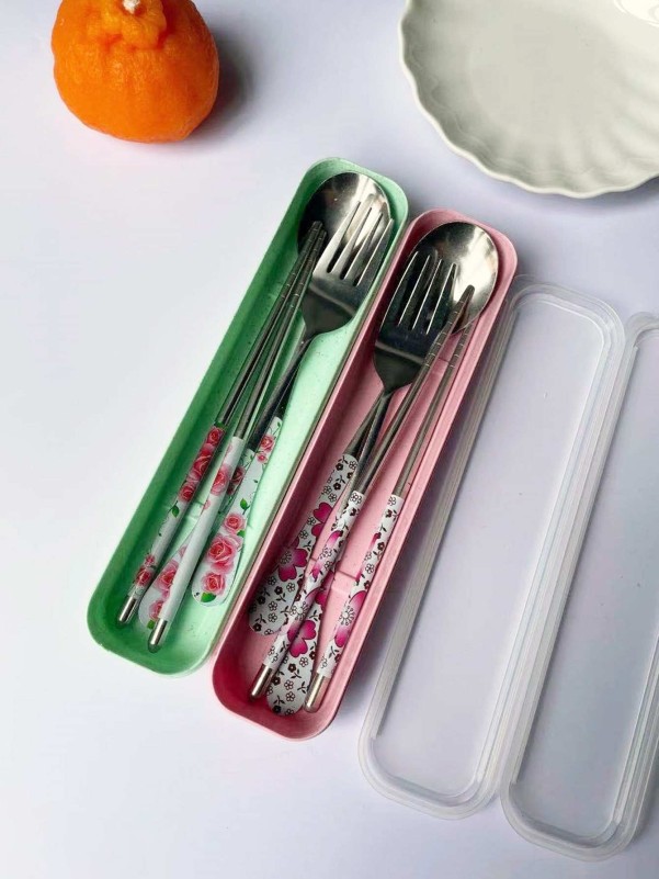 1set Random Color Cutlery Set