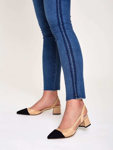 Two-tone heel