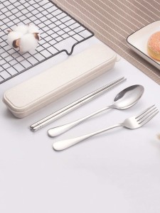 4pcs Cutlery Set & 1pc Storage Box