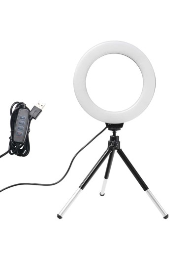 6 Inch Ring Fill Light With Tripod Stand