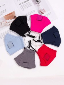 6pcs Kids Plain Face Covering