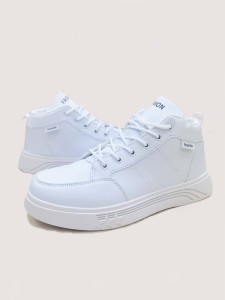 Men Lace Up Front Skate Shoes