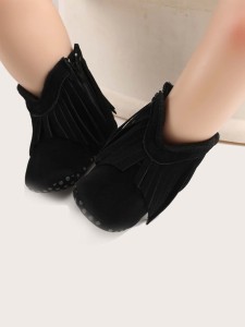 Baby Girl Fringe Decor Boots