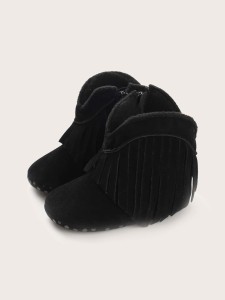 Baby Girl Fringe Decor Boots