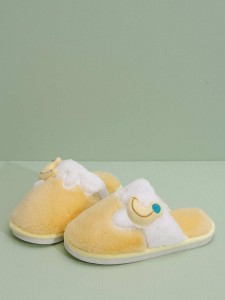 Banana Decor Fluffy Slippers