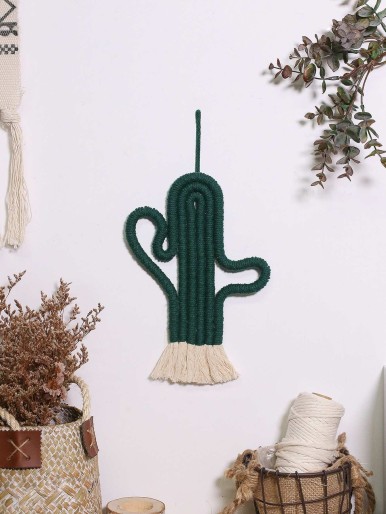 Braided Cactus Wall Hanging