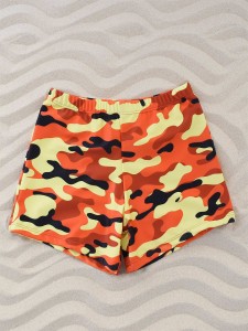 Boys Camo Pattern Swim Shorts