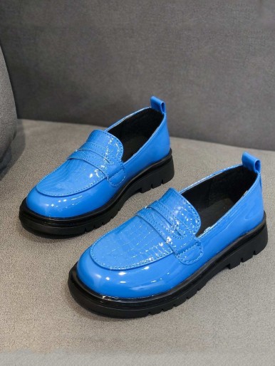 Boys Patent Loafers