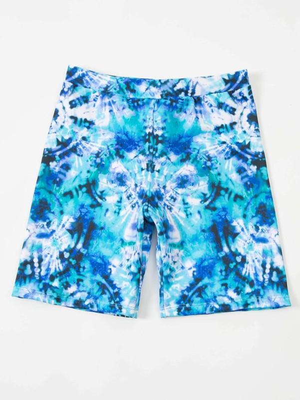 Boys Tie Dye Swim Trunks