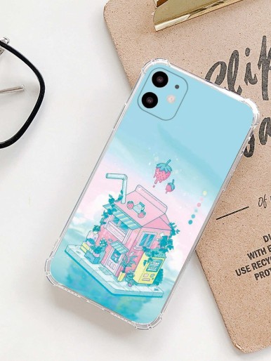 Cartoon Graphic Case Compatible With iPhone