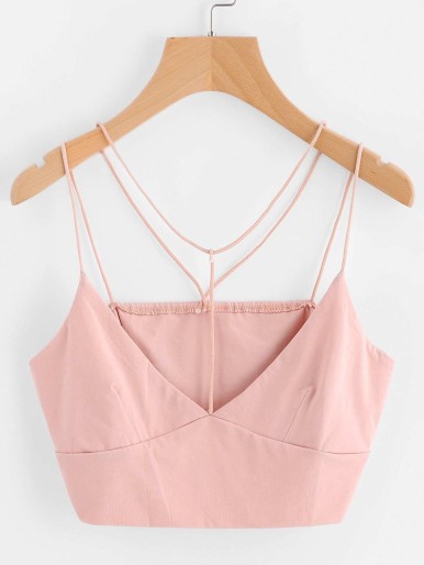 Strappy Crop Cami Top