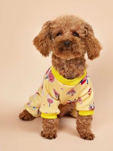 Cartoon Graphic Dog Pajamas