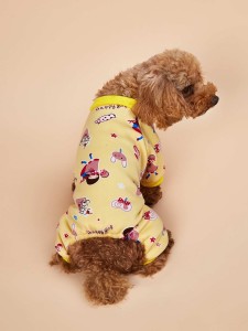 Cartoon Graphic Dog Pajamas