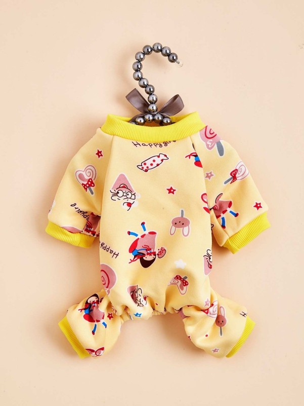 Cartoon Graphic Dog Pajamas