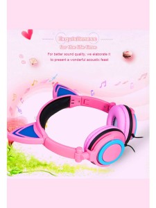 Cat Ear Headphones With Gift Box