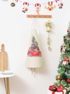 Christmas Car Print Apron