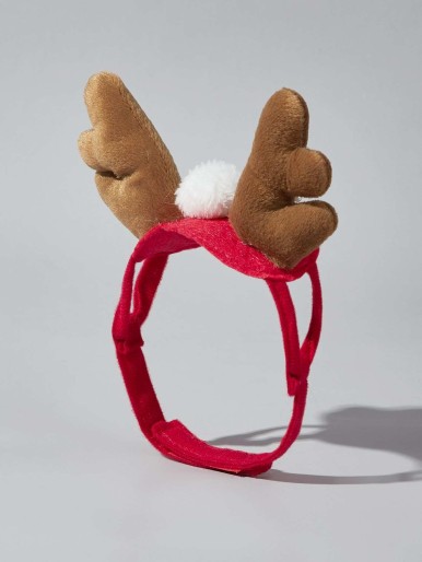Christmas Deer Design Cat Hair Hoop