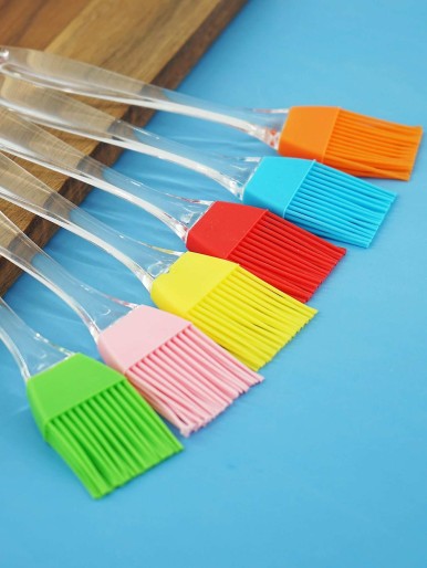 Clear Handle Silicone Oil Brush