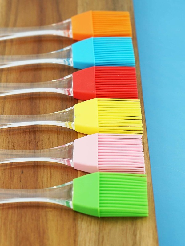 Clear Handle Silicone Oil Brush
