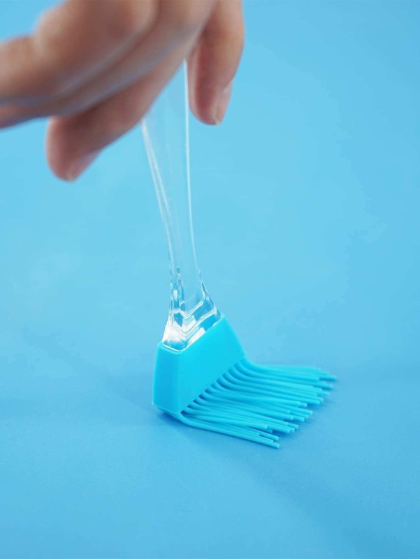 Clear Handle Silicone Oil Brush