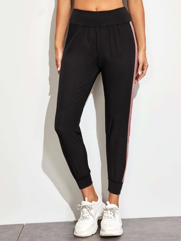 Wide store band sweatpants