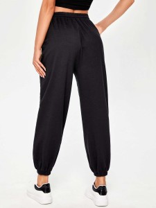 Drawstring High-Rise Joggers