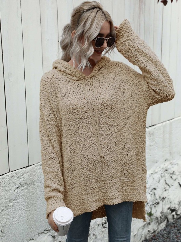 Drawstring pullover online sweater