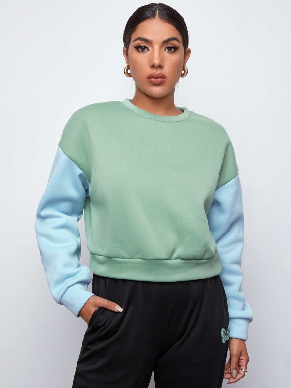 SHEIN EZwear Letter Graphic Drop Shoulder Sweatshirt & Sweatpants, SHEIN  USA