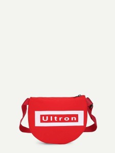 Letter Print Fanny Pack