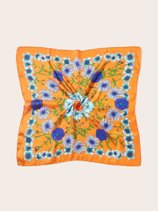 Flower Pattern Bandana