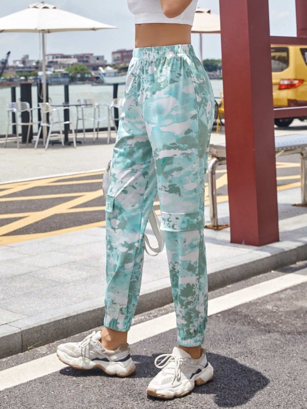 Tie dye store sweatpants women's