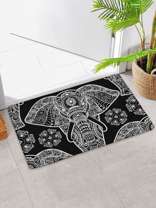 Elephant Print Carpet