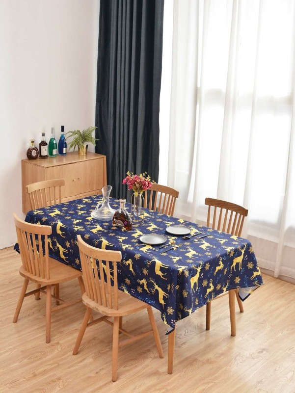 Elk Print Tablecloth