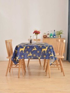 Elk Print Tablecloth