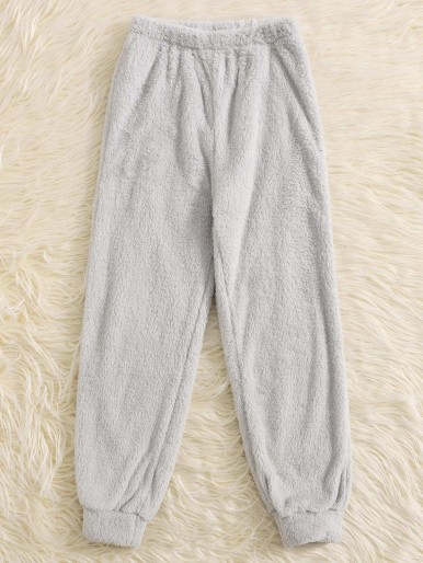 Flannel Solid Lounge Pants