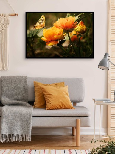 Floral Pattern Diamond Painting Without Frame