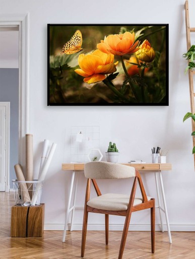 Floral Pattern Diamond Painting Without Frame