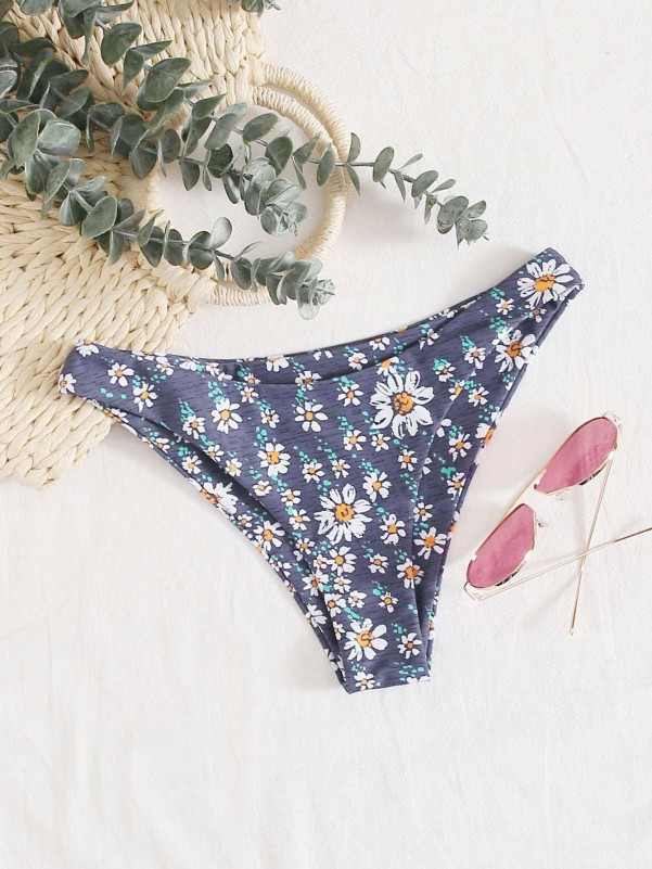 Uniqlo Womens Underwear  Flower Bikini BLUE * Moticommodity