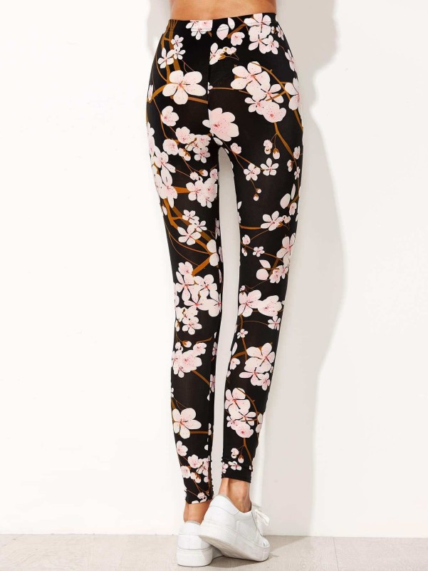 96 Pieces Women's Fashion Leggings - Assorted Floral Prints