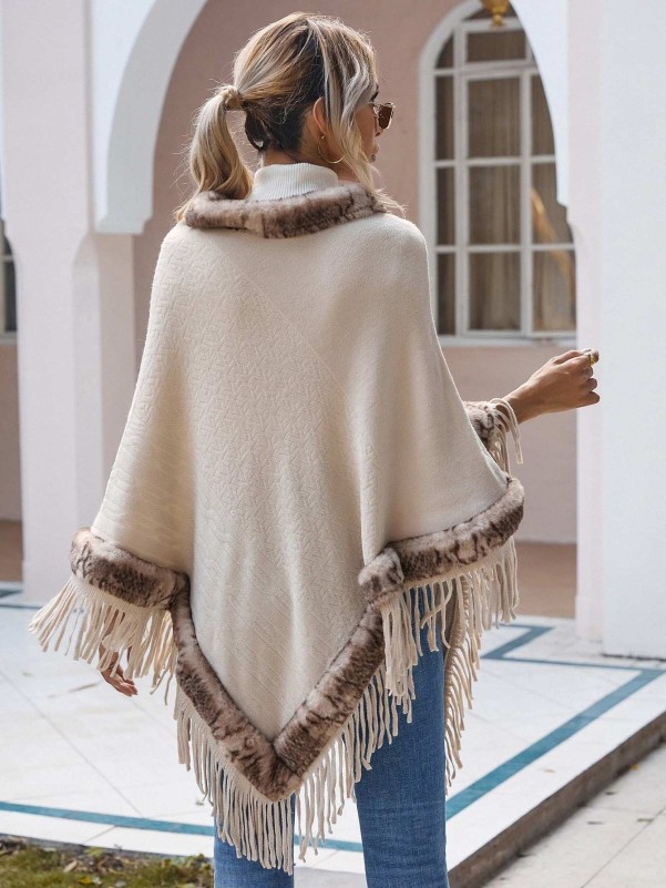 Cheap best sale poncho sweaters