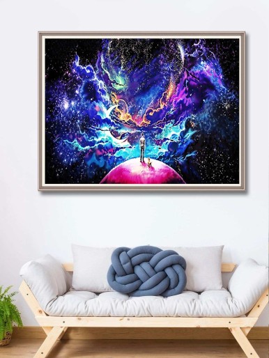 Galaxy Print DIY Diamond Painting Without Frame