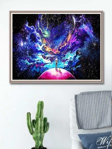 Galaxy Print DIY Diamond Painting Without Frame