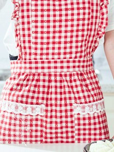 Gingham Pattern Apron