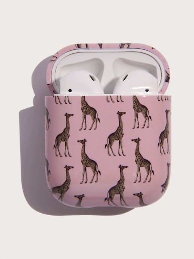 Giraffe Print Airpods Case